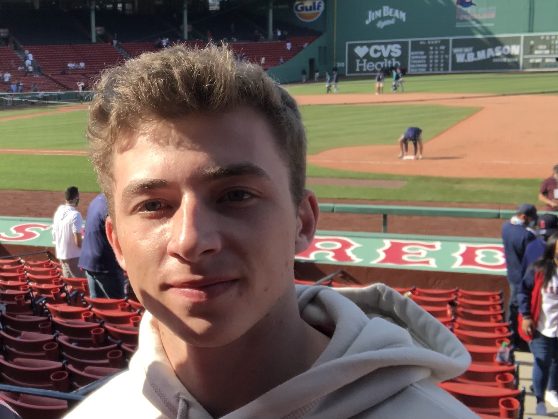 Jack Colella at Fenway Park